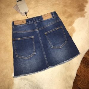 Zara girls denim skirt